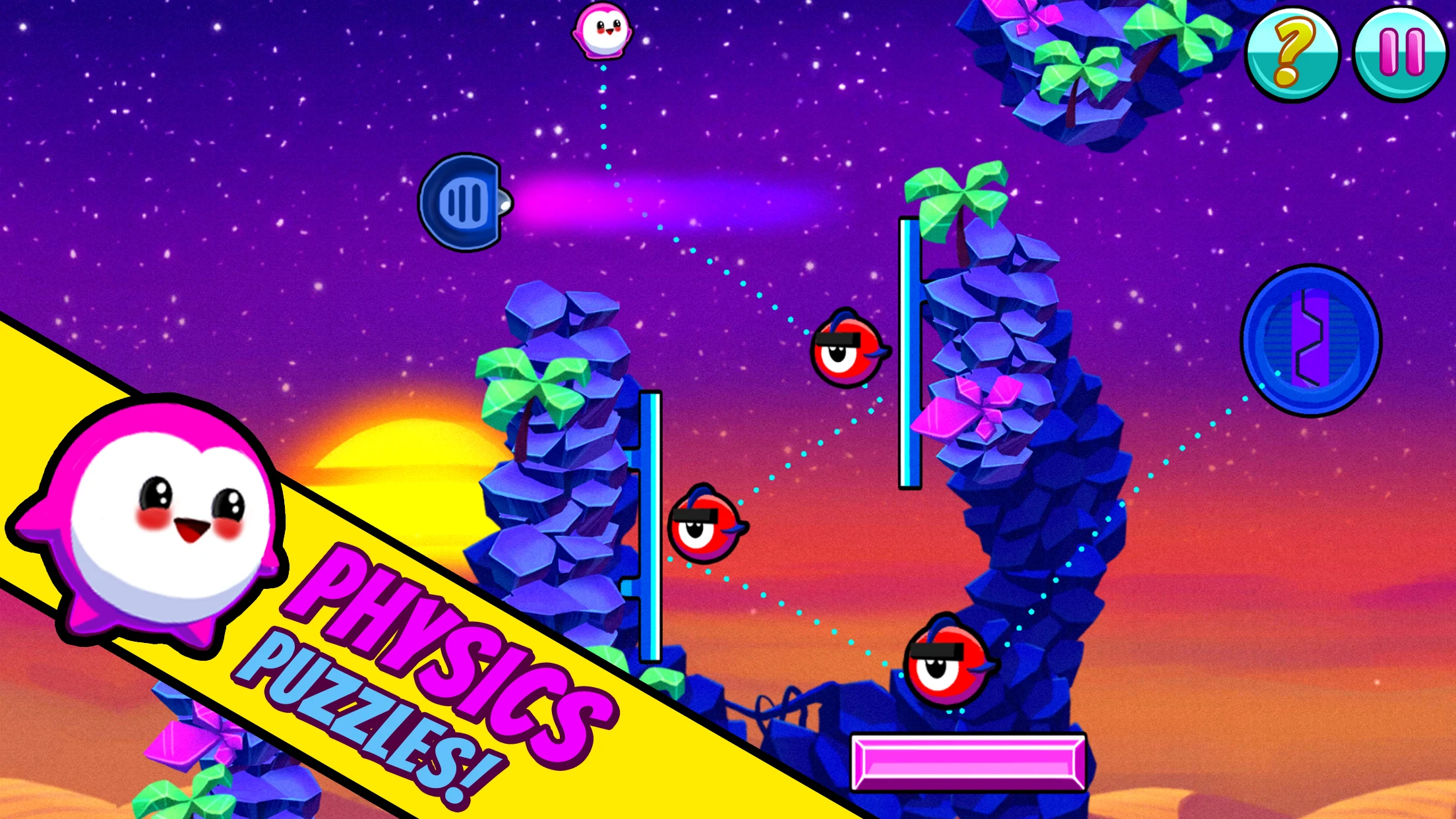 Bouncy Buddies: Physics Puzzle screenshot